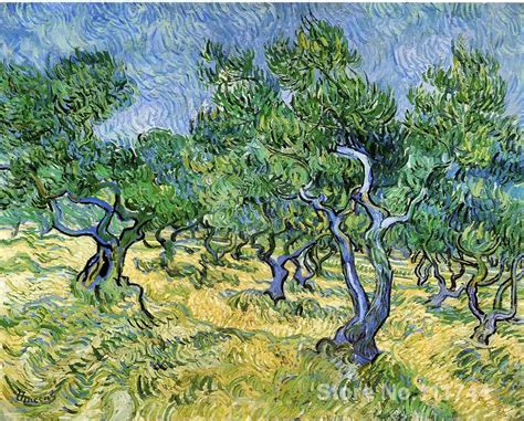 Vincent Van Gogh paintings of Olive Grove impressionism art High ...