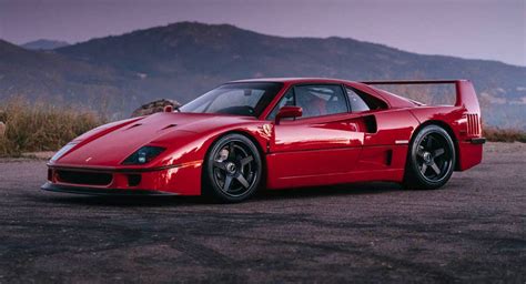 Ferrari F40 Strikes A Pose With HRE Wheels | Carscoops