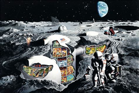 The Forgotten Space Artist Who Envisioned The End Of The Space Race ...