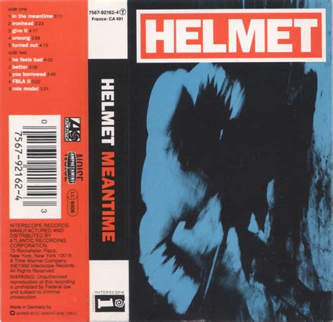 Helmet – Meantime (1992, Cassette) - Discogs