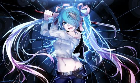 Dynamic Hatsune Miku Anime HD Wallpaper