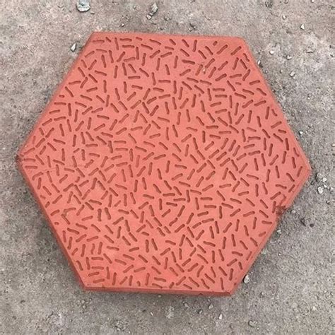 Red Hexagonal Paving Block, Dimensions: 210x140x40 mm at Rs 30/sq ft in Purulia