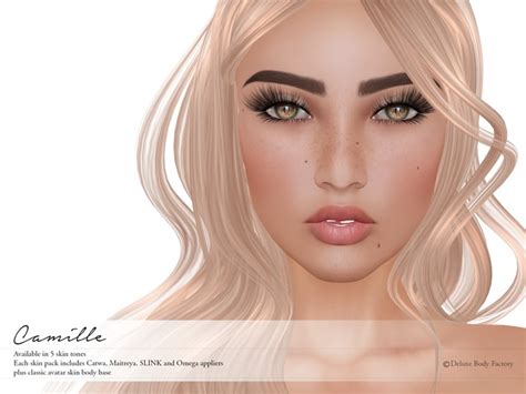 Second Life Marketplace - Deluxe Body Factory, Camille skin, Catwa, SLINK, Maitreya and Omega ...