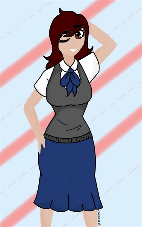 Elena - School Uniform by CandySoupKitchen on DeviantArt