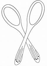 Measuring Spoon Coloring Pages sketch template