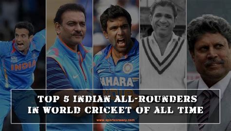 Top 5 Indian All Rounders in World Cricket of all Time | World cricket ...