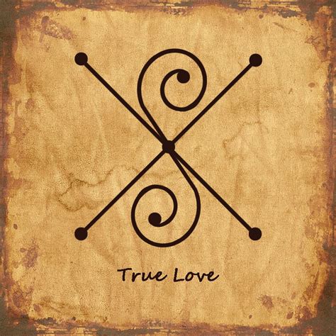 TRUE LOVE Sigil | Wiccan symbols