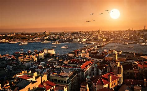 istanbul city iphone panoramic wallpaper - Wallpapers Hero