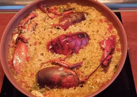 Arroz con Bogavante en olla de barro para inducción Receta de Sara ...