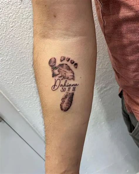 Footprints In The Sand Tattoo On Ankle