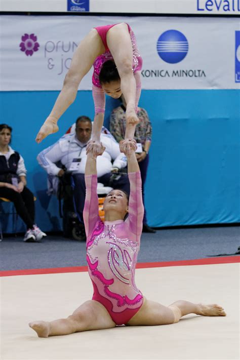 File:2014 Acrobatic Gymnastics World Championships - Women's pair - Finals - North Korea 06.jpg ...