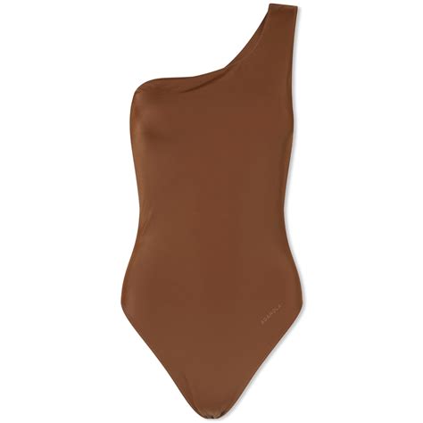 Adanola One Shoulder Swimsuit Chocolate Brown | END. (CN)