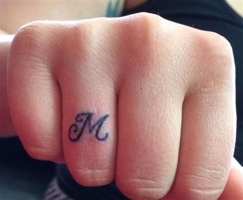 Letter M Tattoo On The Wrist - vrogue.co