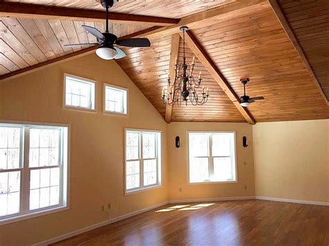 Car Siding Ceiling Install - Page Retreat