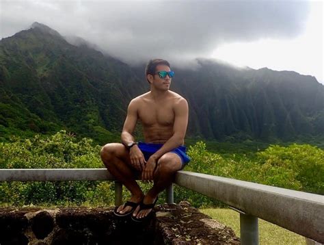 These photos of Gerald show that he's naturally blessed with good looks ...