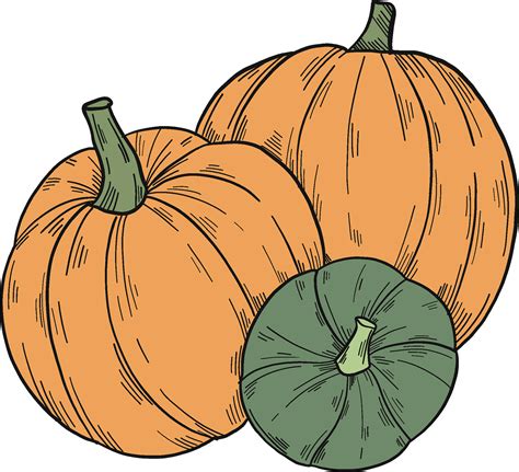 Pumpkin Picking Clipart