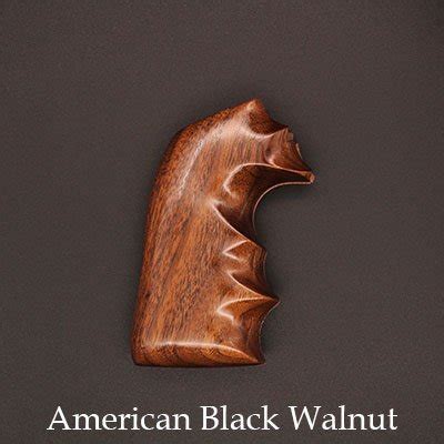 Ruger Super Blackhawk Wood Combat Style Grips — Badger Custom Grips