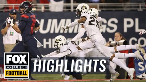 Arizona vs. Colorado | FOX COLLEGE FOOTBALL HIGHLIGHTS - YouTube