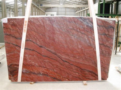 Quartzite Slabs | Stone Slabs - Revolution Red Quartzite Slabs Polished Red Quartzite Slabs