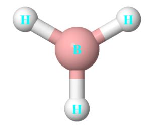 BH3 molecular geometry, lewis structure, bond angle, hybridization