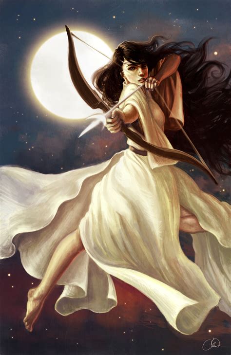 ArtStation - Goddess of the Moon