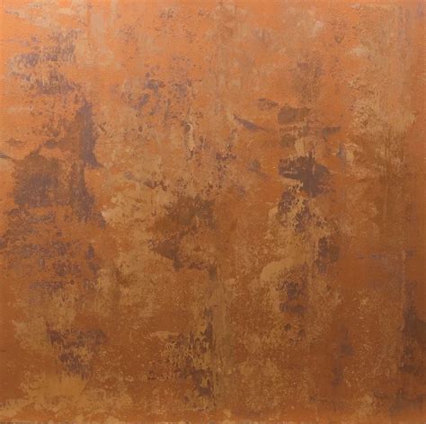 Burnished Copper Metallic Artisan Paint Effect Mural