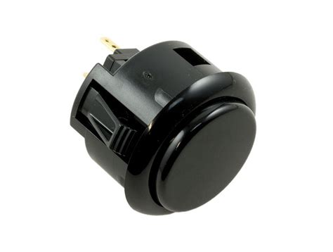 Sanwa Round 30mm Snap-in Arcade Button (OBSF-30) - Black | Buy in ...