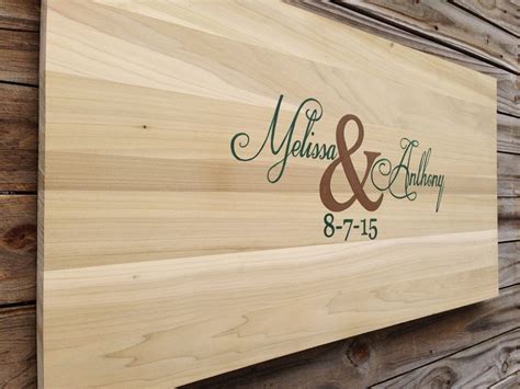 Wooden Wedding Guest Book Ideas - jenniemarieweddings