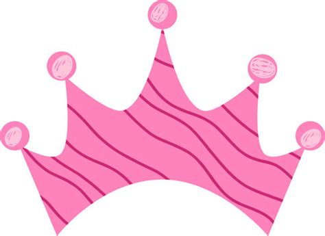 Pink Princess Crown Template