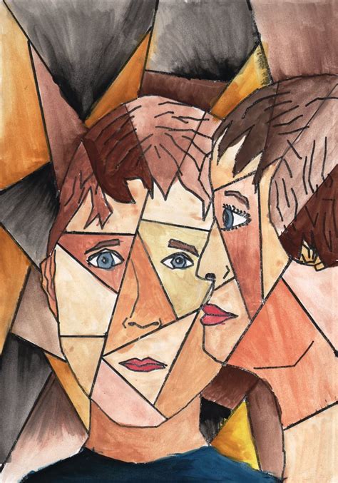 P6 Cubism Self-Potrait | Cubist art, Cubism, Cubist portraits