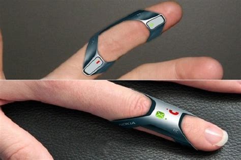 Nokia FIT: Cell Phone Concept Which Fits Onto Your Finger - IPPINKA