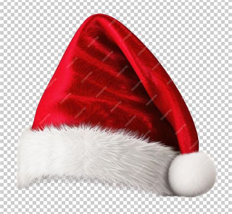 Premium PSD | Santa Hat Isolated on Transparent Background