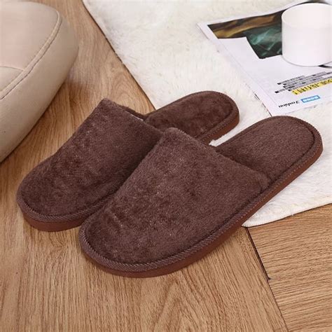 Men's Outdoor Slippers | Rubber Sole, Plush, Black, Casual – Slippers ...