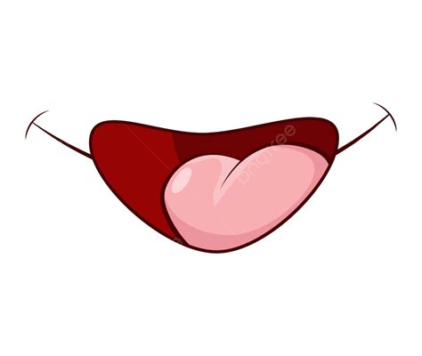 Design Of A Vector Icon Symbolizing A Smiling Mouth With Tongue Vector, Mouth, Concept, Lips PNG ...