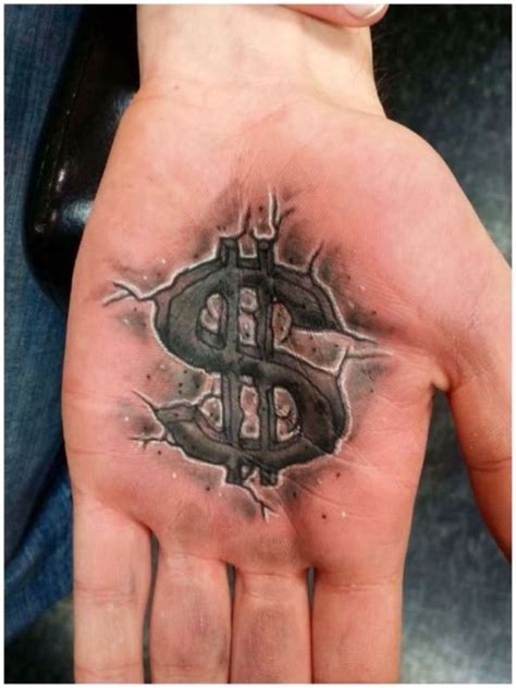 20+ Dollar Tattoos | Money tattoo, Dollar tattoo, Hand tattoos for guys