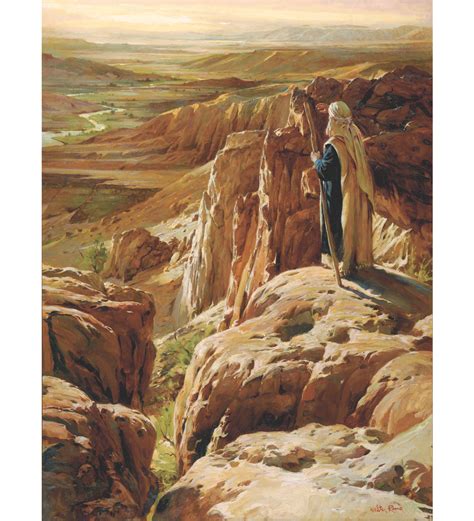 The Lord Shewed Him All the Land – Walter Rane Prints Bible Images, Bible Pictures, Christian ...