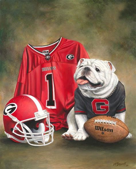 UGA University of Georgia - 8 x 10 Art Print | Georgia dawgs, Georgia bulldogs football, Georgia ...