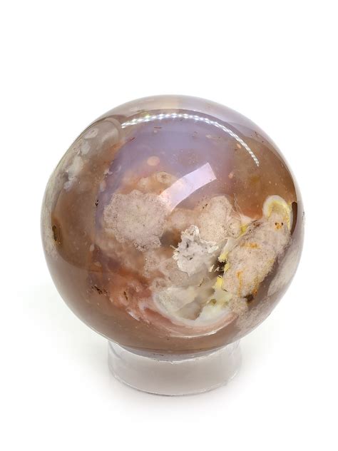 Flower Agate Sphere - 7-MDS-02 - Exquisite Crystals