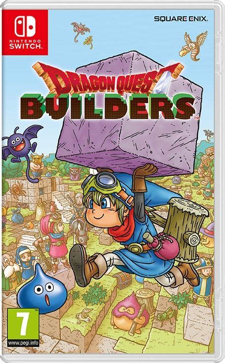 Dragon Quest Builders (2018) Nintendo Switch box cover art - MobyGames