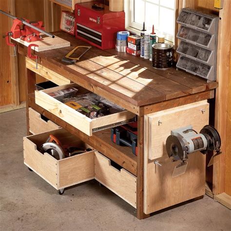 Woodwork Diy Workbench PDF Plans