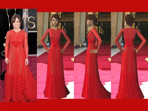 The Sims Resource - Sally Field\'s 2013 Oscars Dress