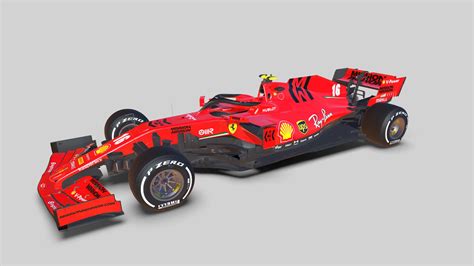 F1 2020 Ferrari SF1000 - 3D model by Excalibur [3a2acf6] - Sketchfab