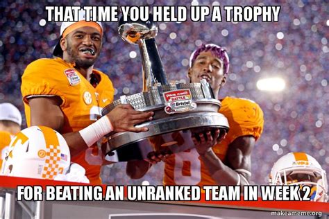 Viral Tennessee football memes from recent years