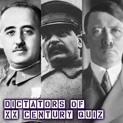 Dictators of XX Century Quiz | 20th Century | QuizRain