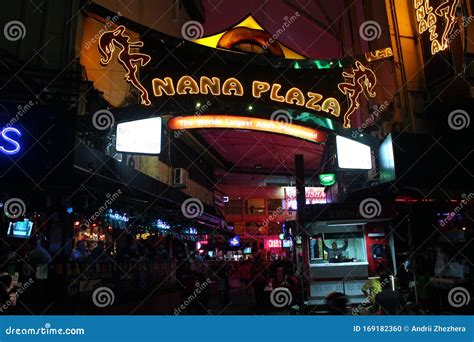 Nana Plaza, Red Light District with Go-go Bars in Bangkok, Thailand ...