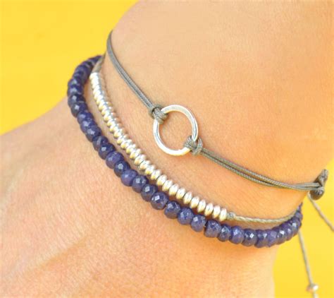 Sapphire Bracelet - Etsy