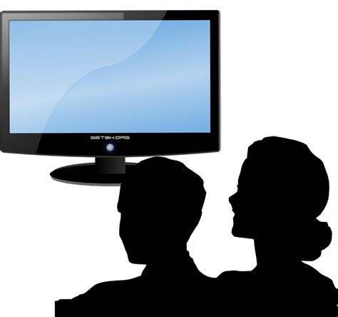 Free vector graphic: Screen, Television, Silhouettes - Free Image on Pixabay - 310714