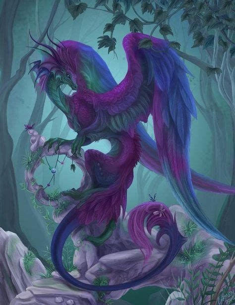 Fantasy Art. Purple Dragon. | Fantasy dragon, Beautiful dragon, Dragon art