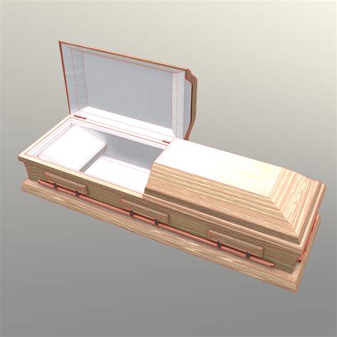 ArtStation - Wooden Casket Oak | Game Assets