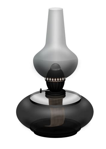 Oil Lamp Clipart Black And White